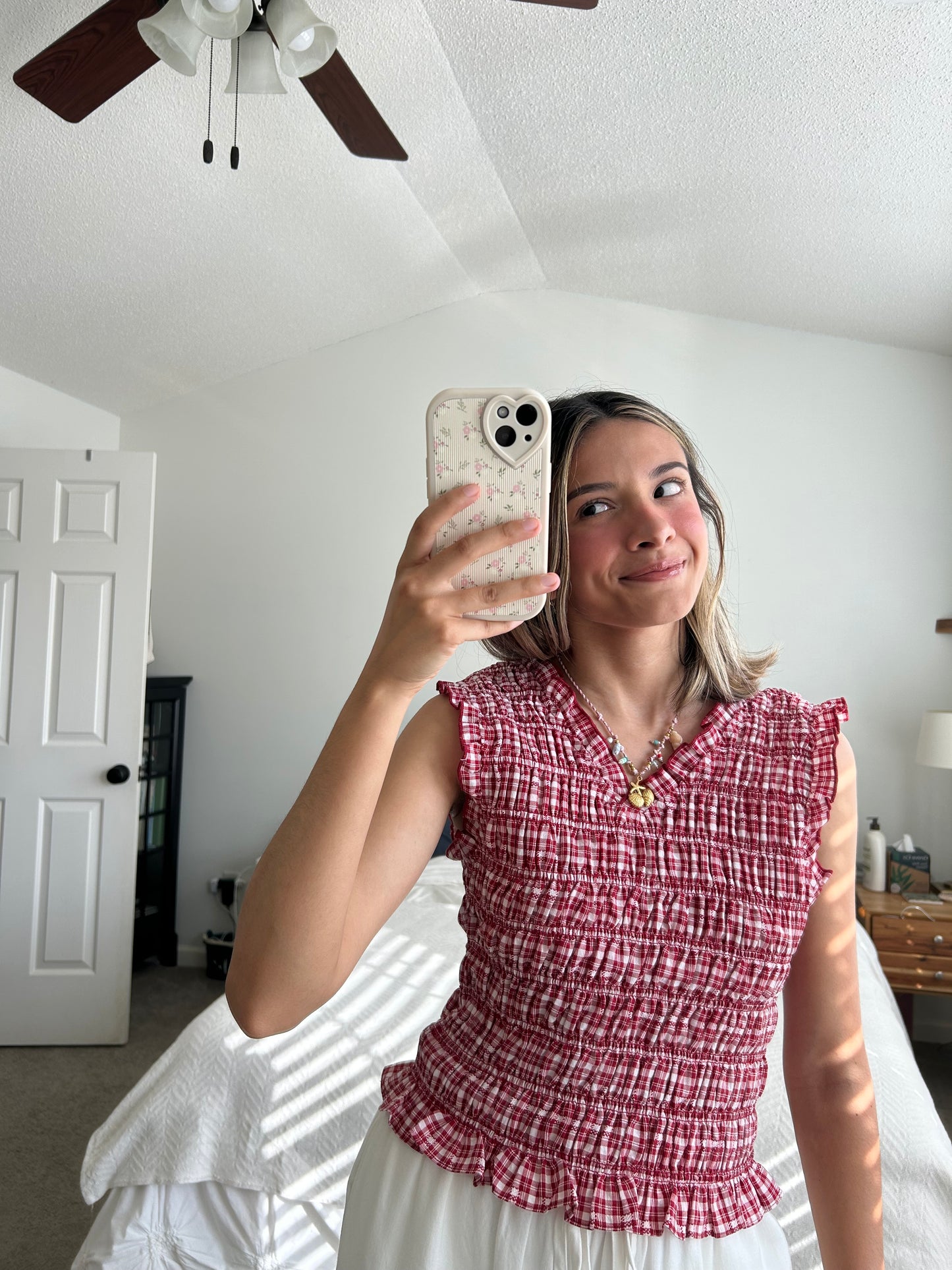 Susie Smocked Top