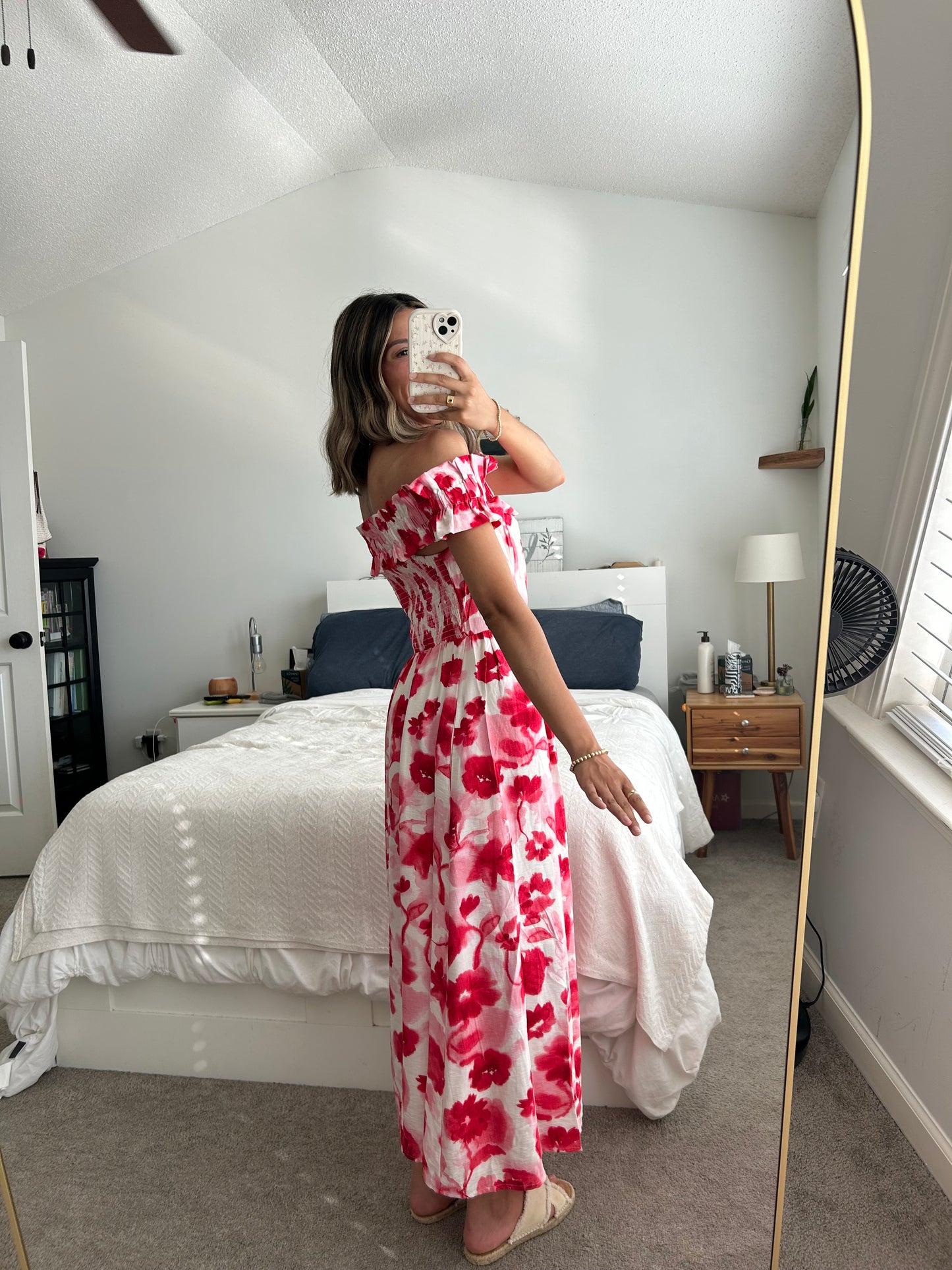 Sorrento Off-Shoulder Midi Dress