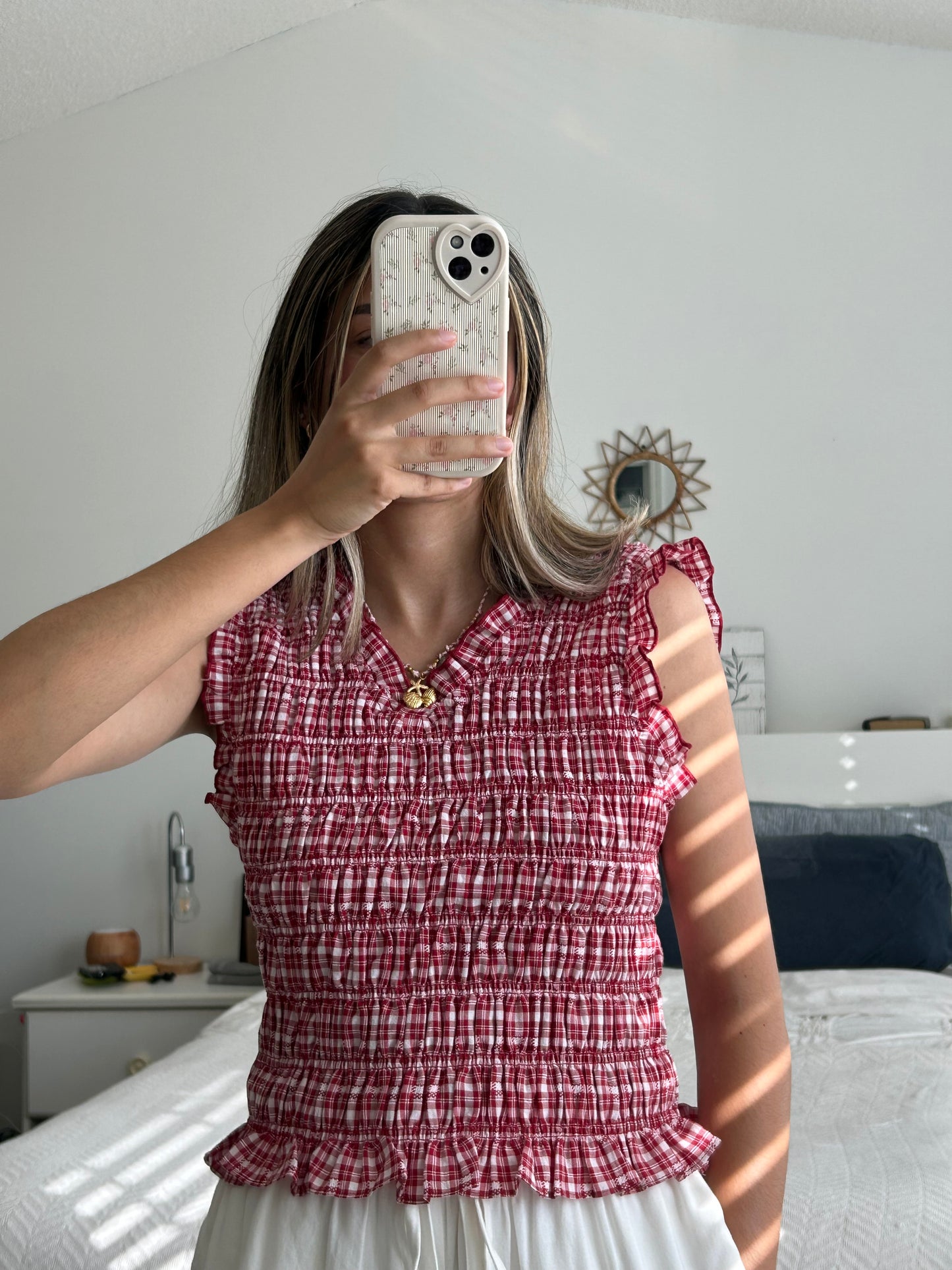 Susie Smocked Top