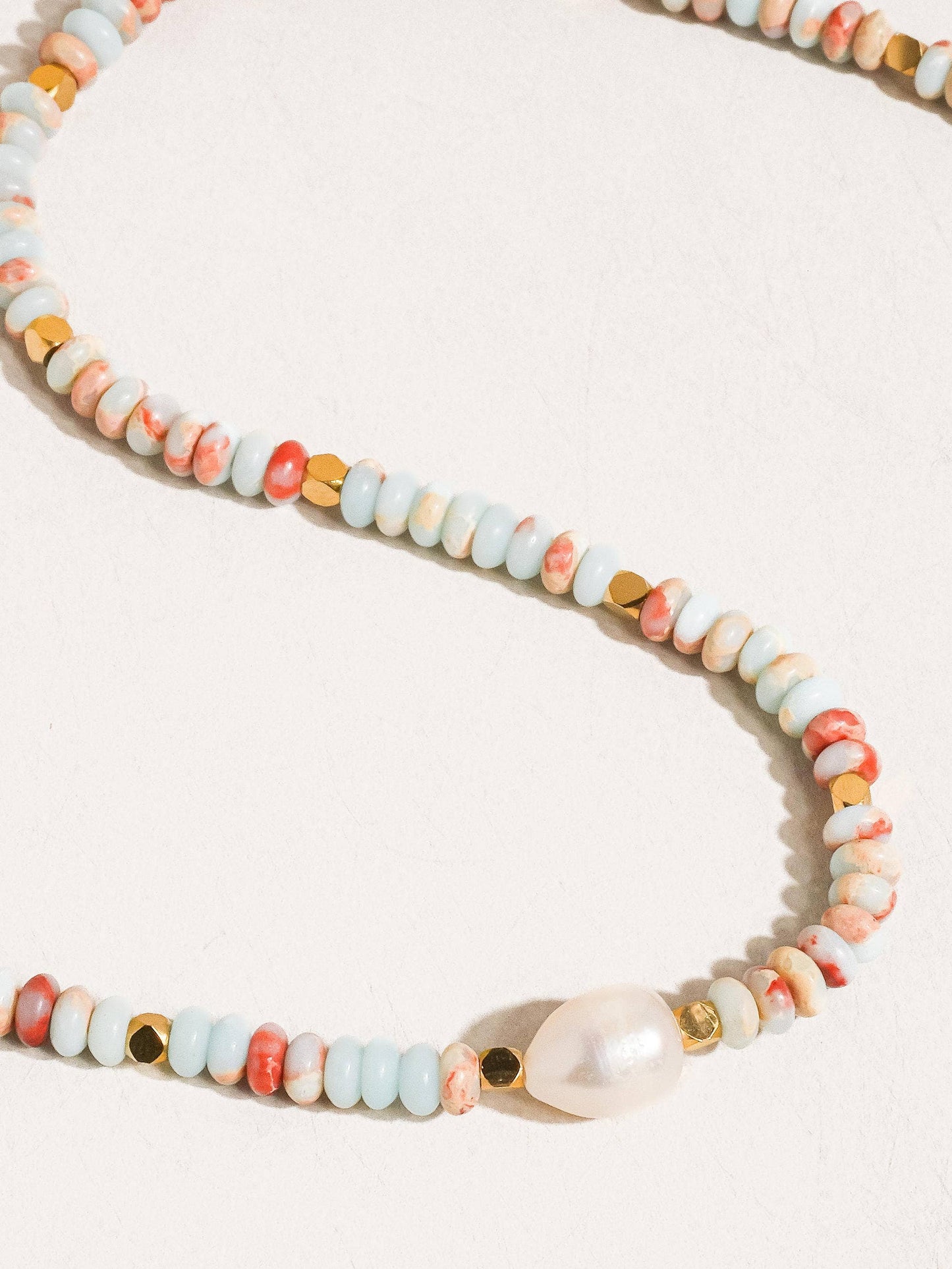 Non-Tarnish Boho Bead Necklace