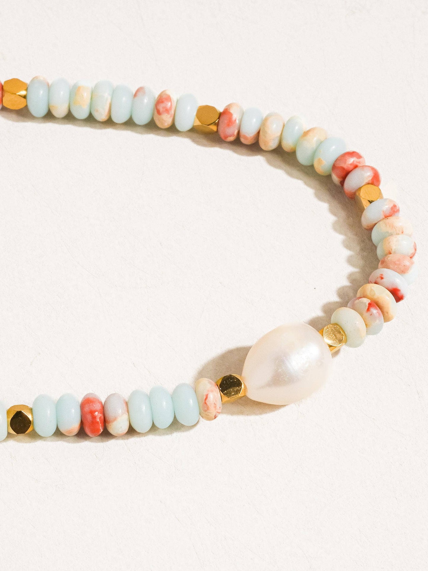 Non-Tarnish Boho Bead Necklace