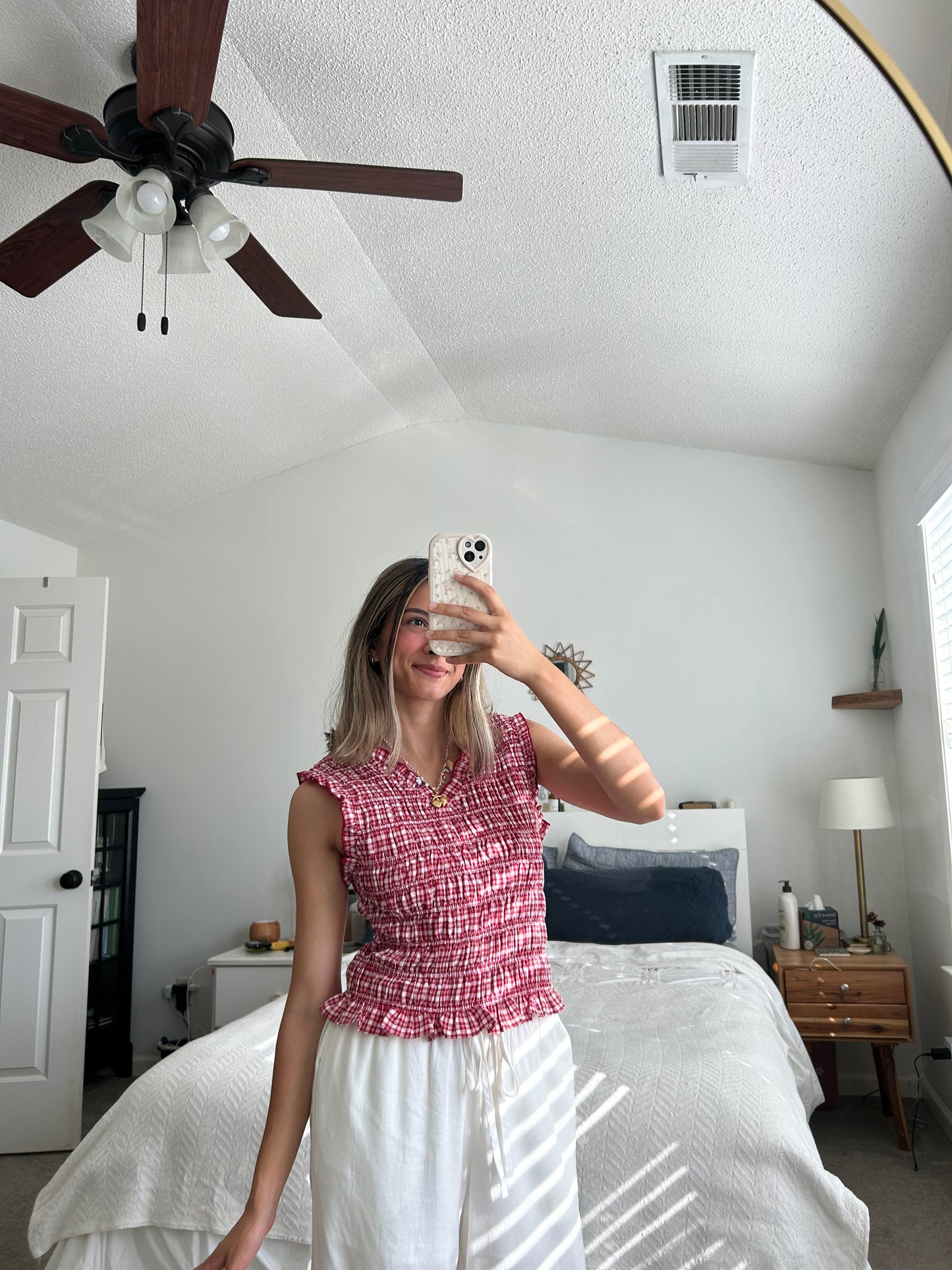 Susie Smocked Top