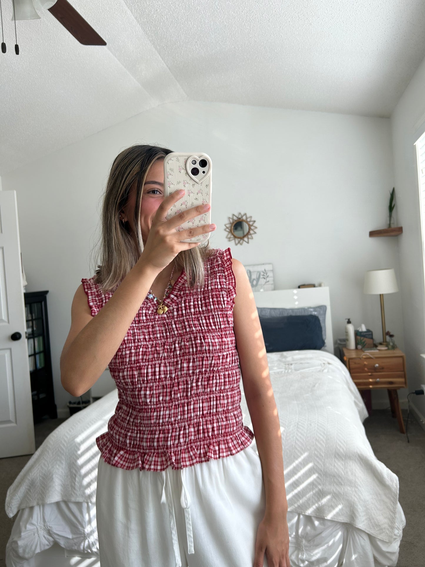 Susie Smocked Top