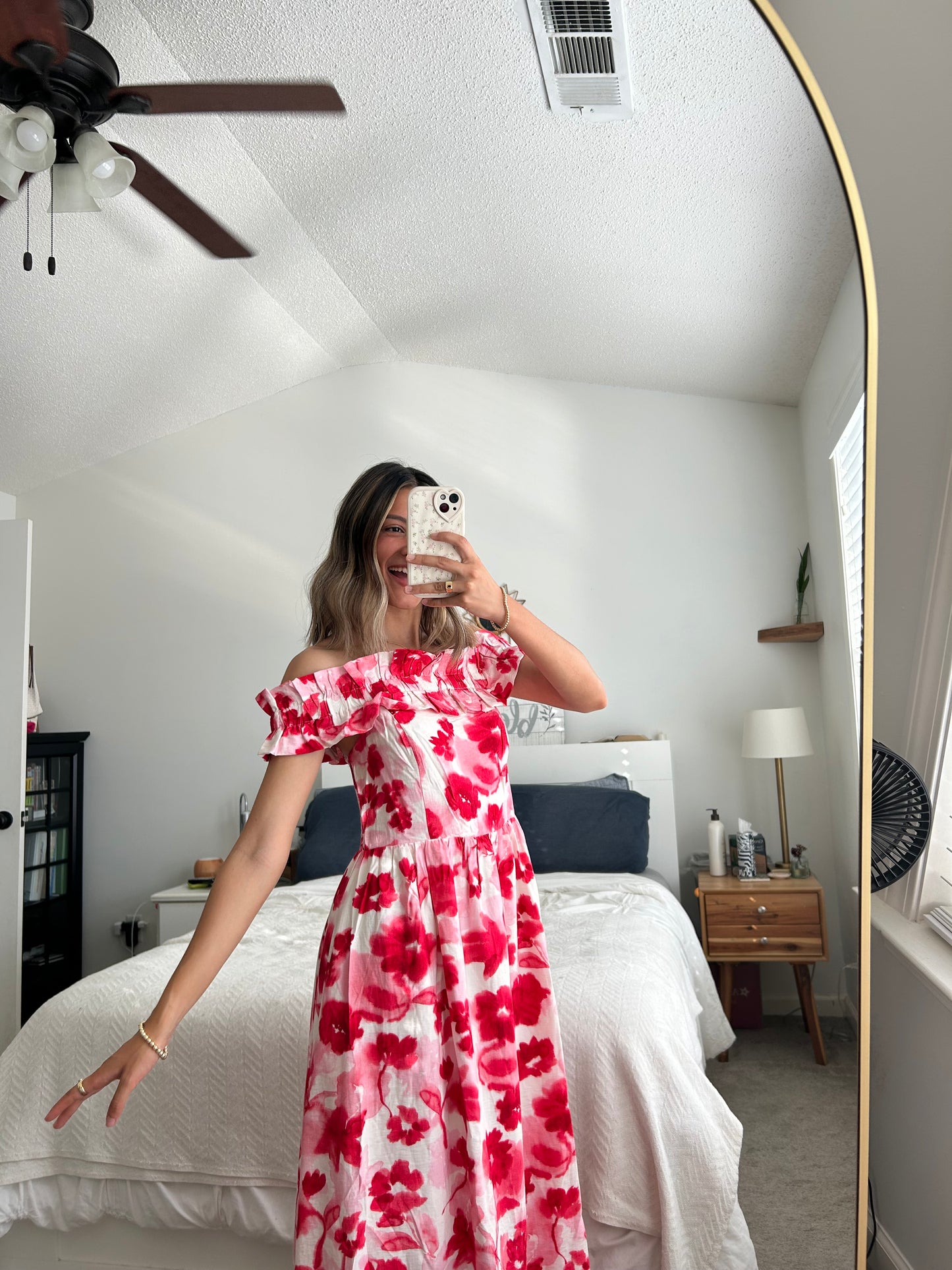 Sorrento Off-Shoulder Midi Dress