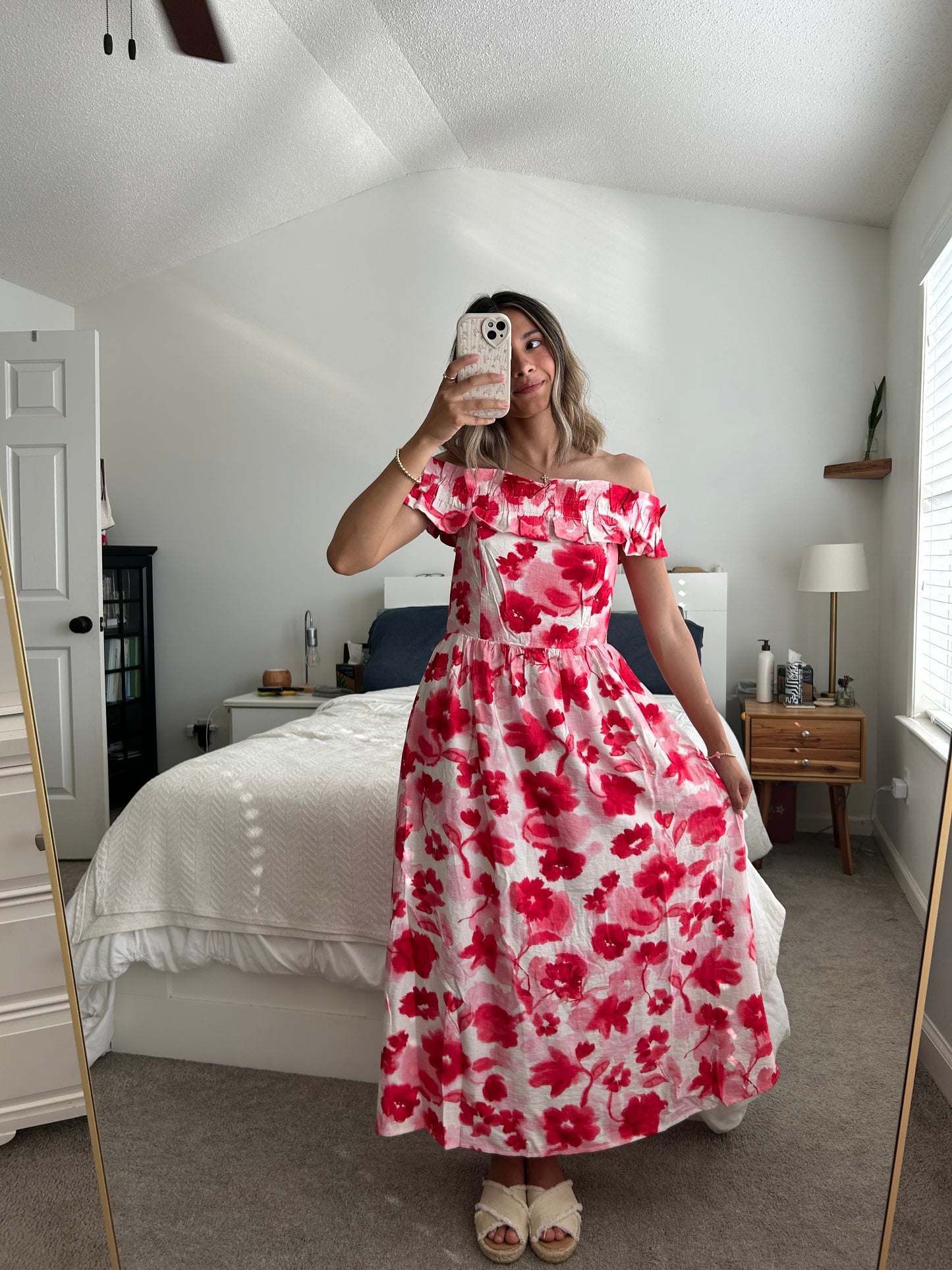 Sorrento Off-Shoulder Midi Dress