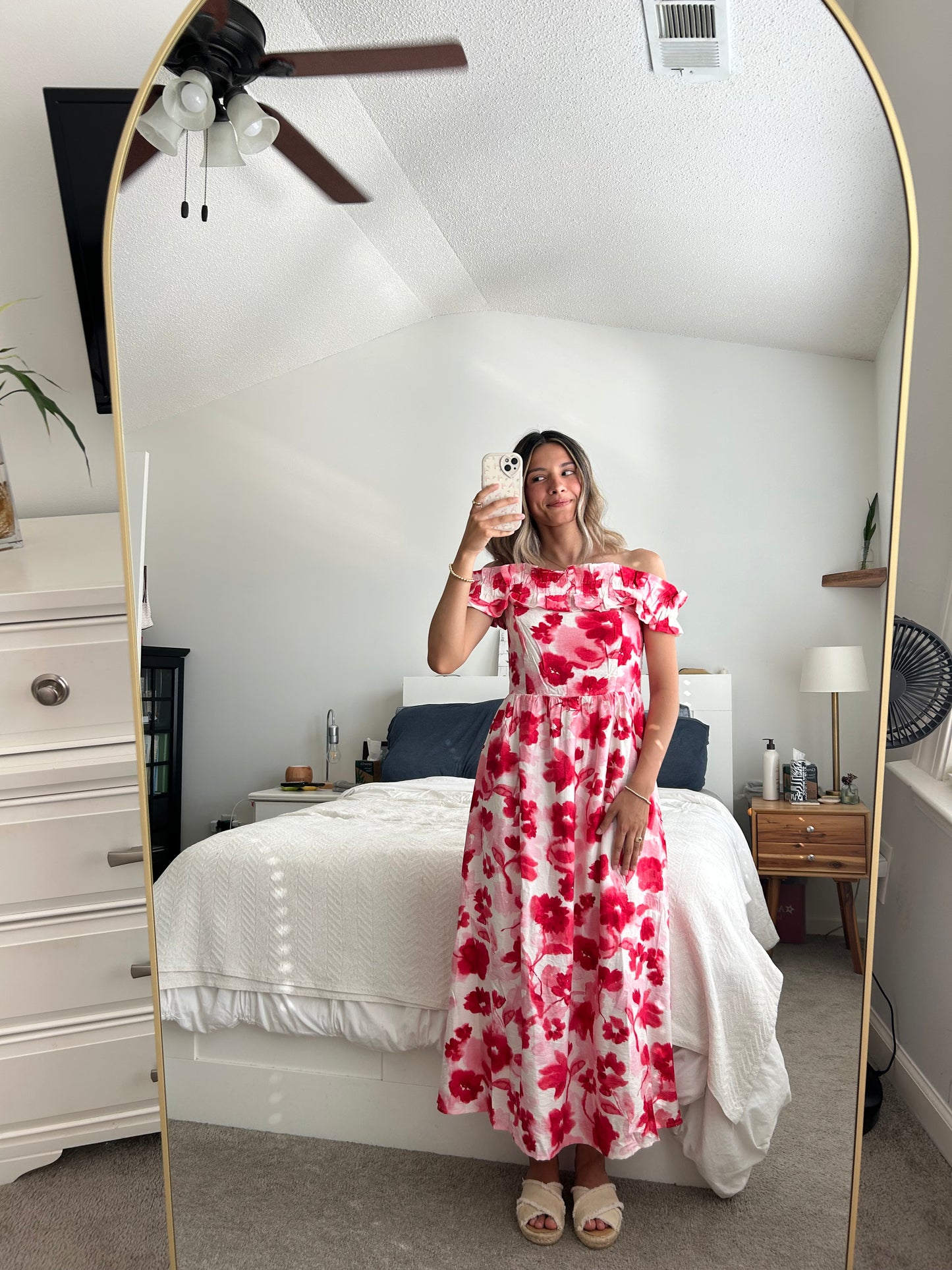 Sorrento Off-Shoulder Midi Dress
