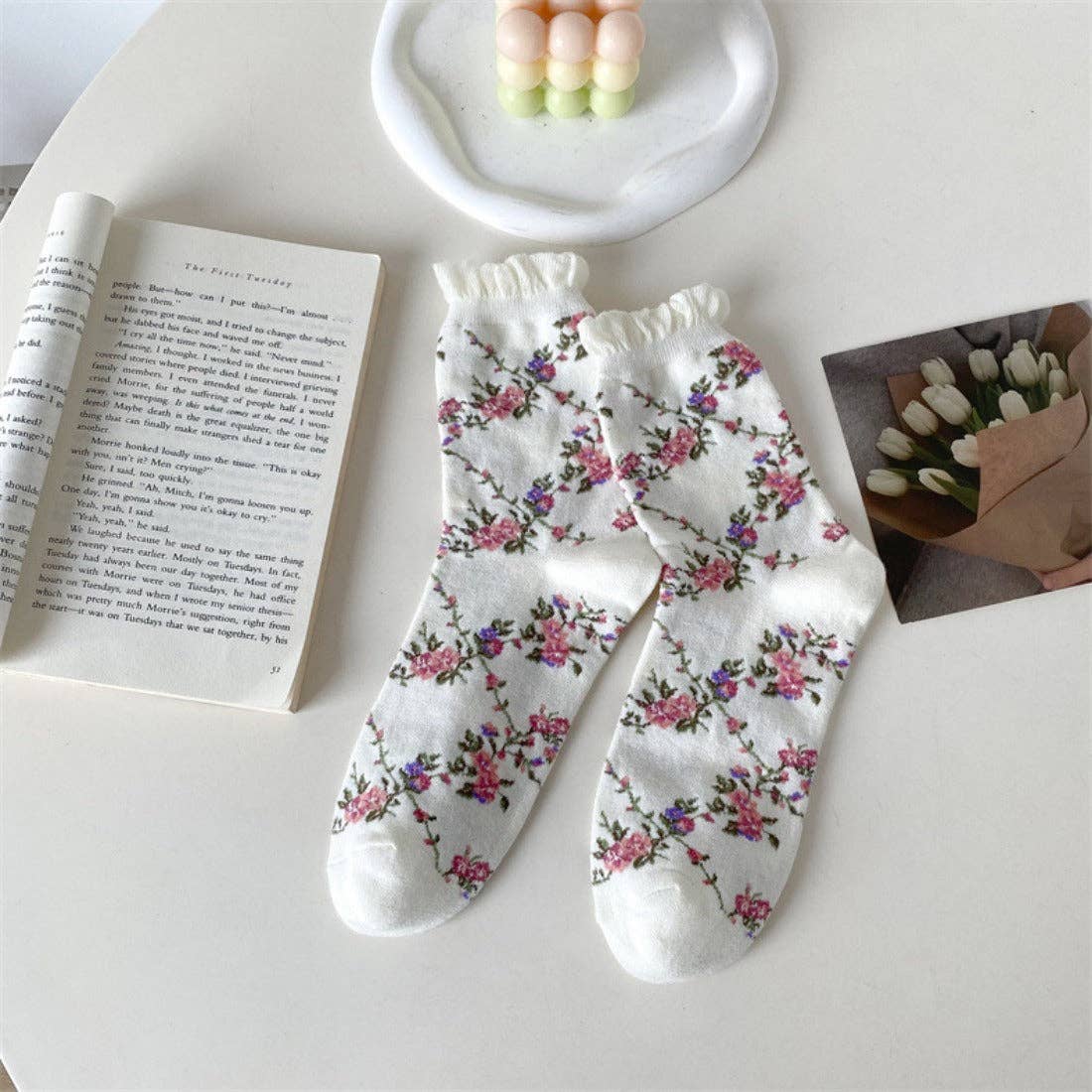 Vintage Floral Socks