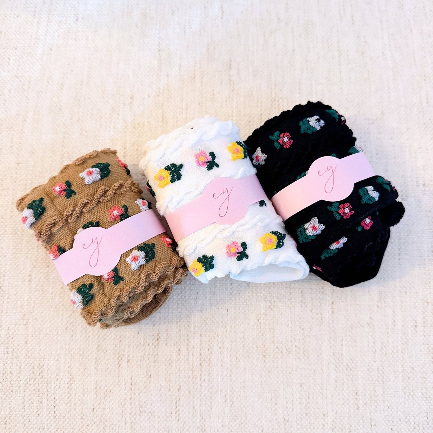 Mini Flower Socks