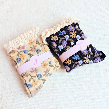 Vintage Blossom Socks