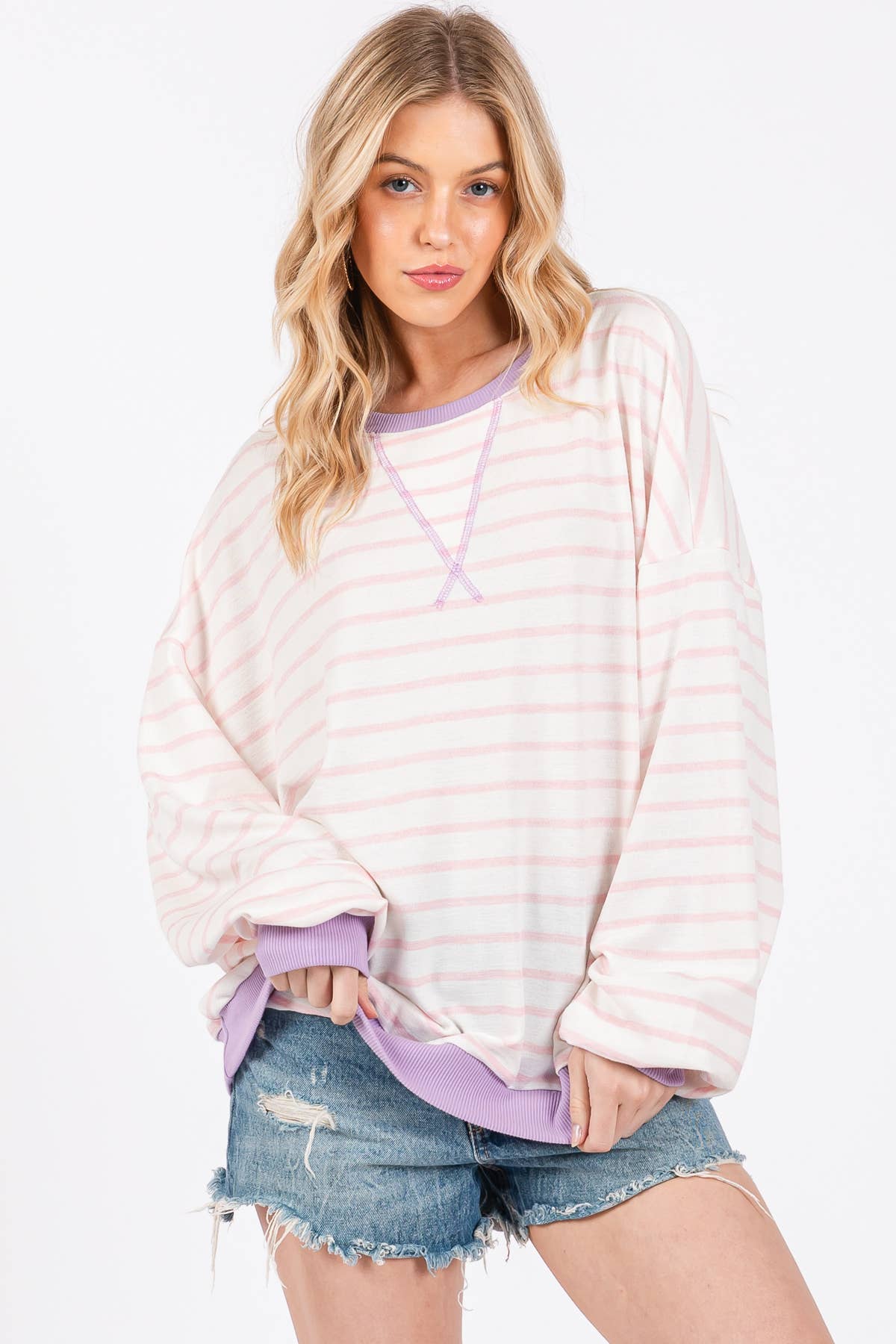 Bailey Striped Knit Pullover *LAST ONE*