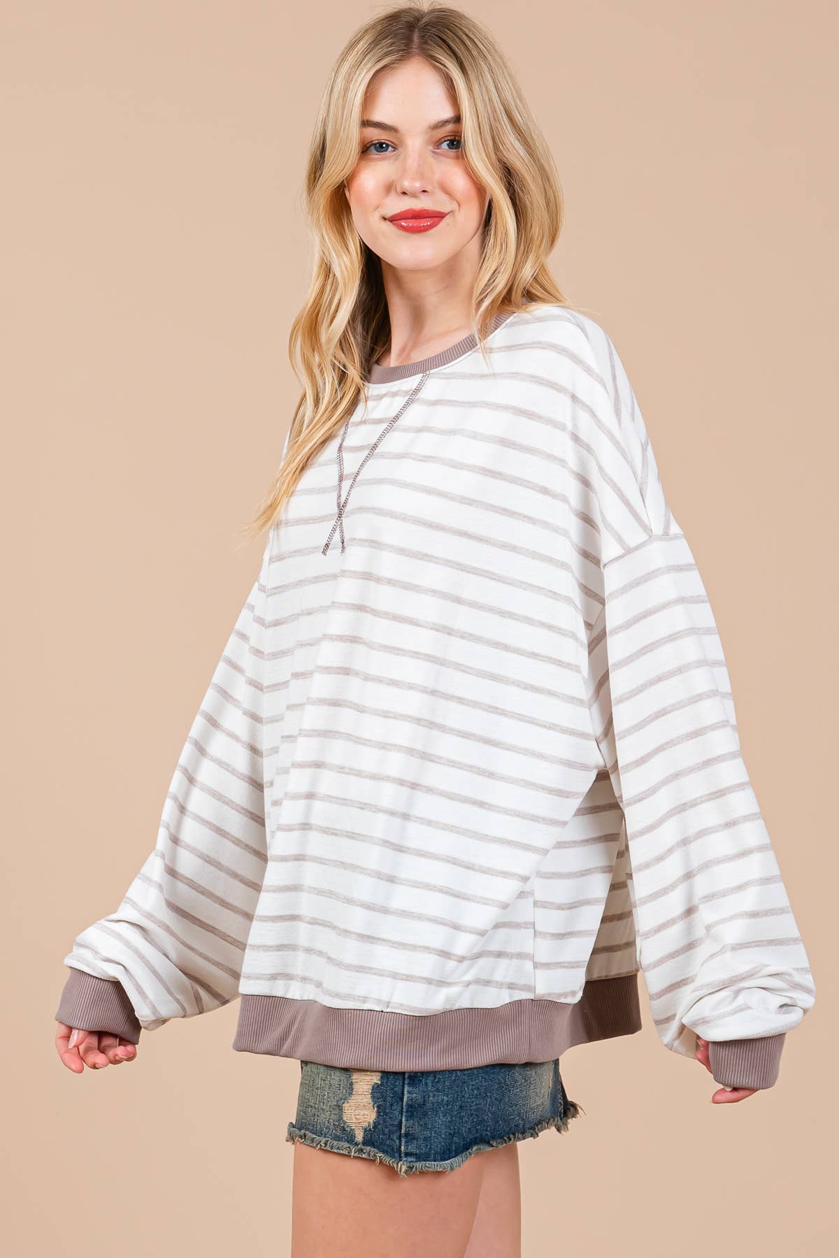 Bailey Striped Knit Pullover *LAST ONE*