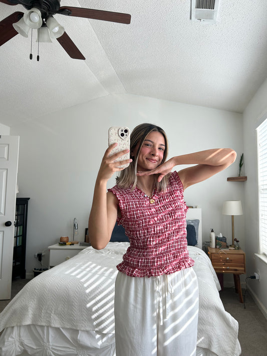Susie Smocked Top