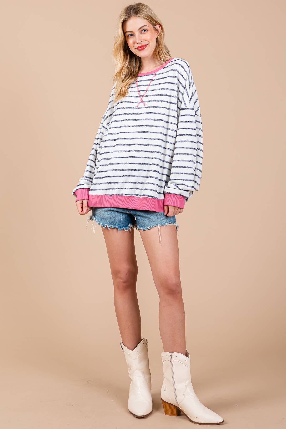 Bailey Striped Knit Pullover *LAST ONE*