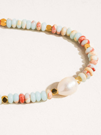 Non-Tarnish Boho Bead Necklace
