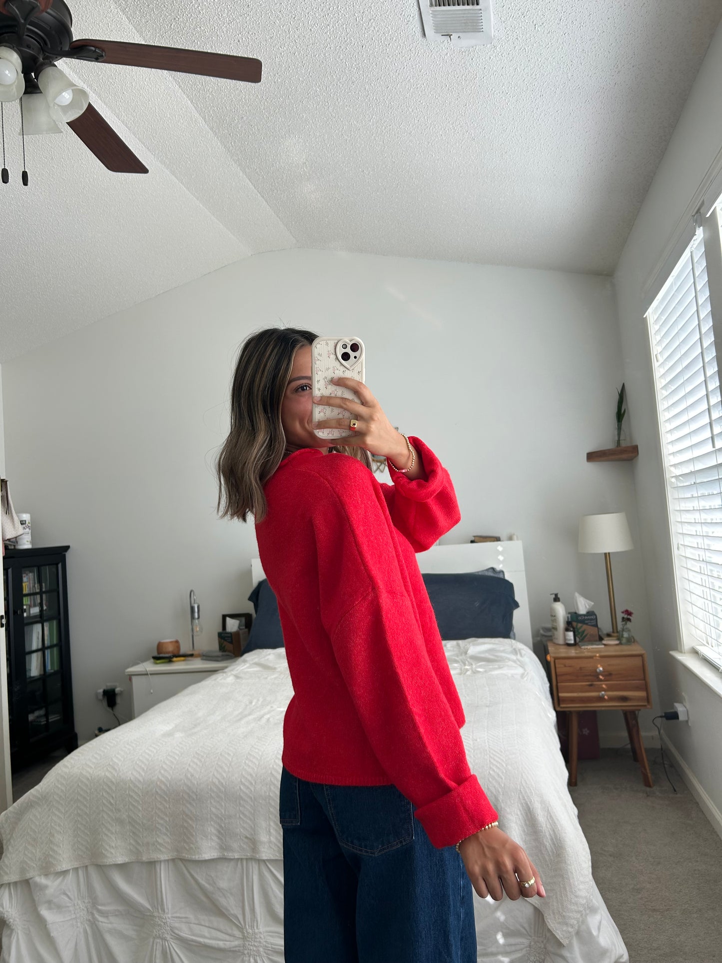 Red Piper Cardigan