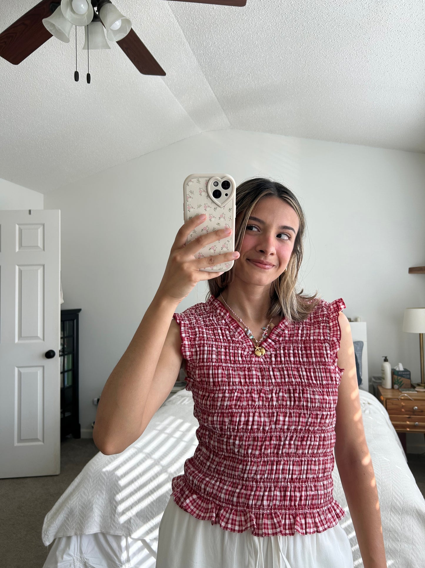 Susie Smocked Top