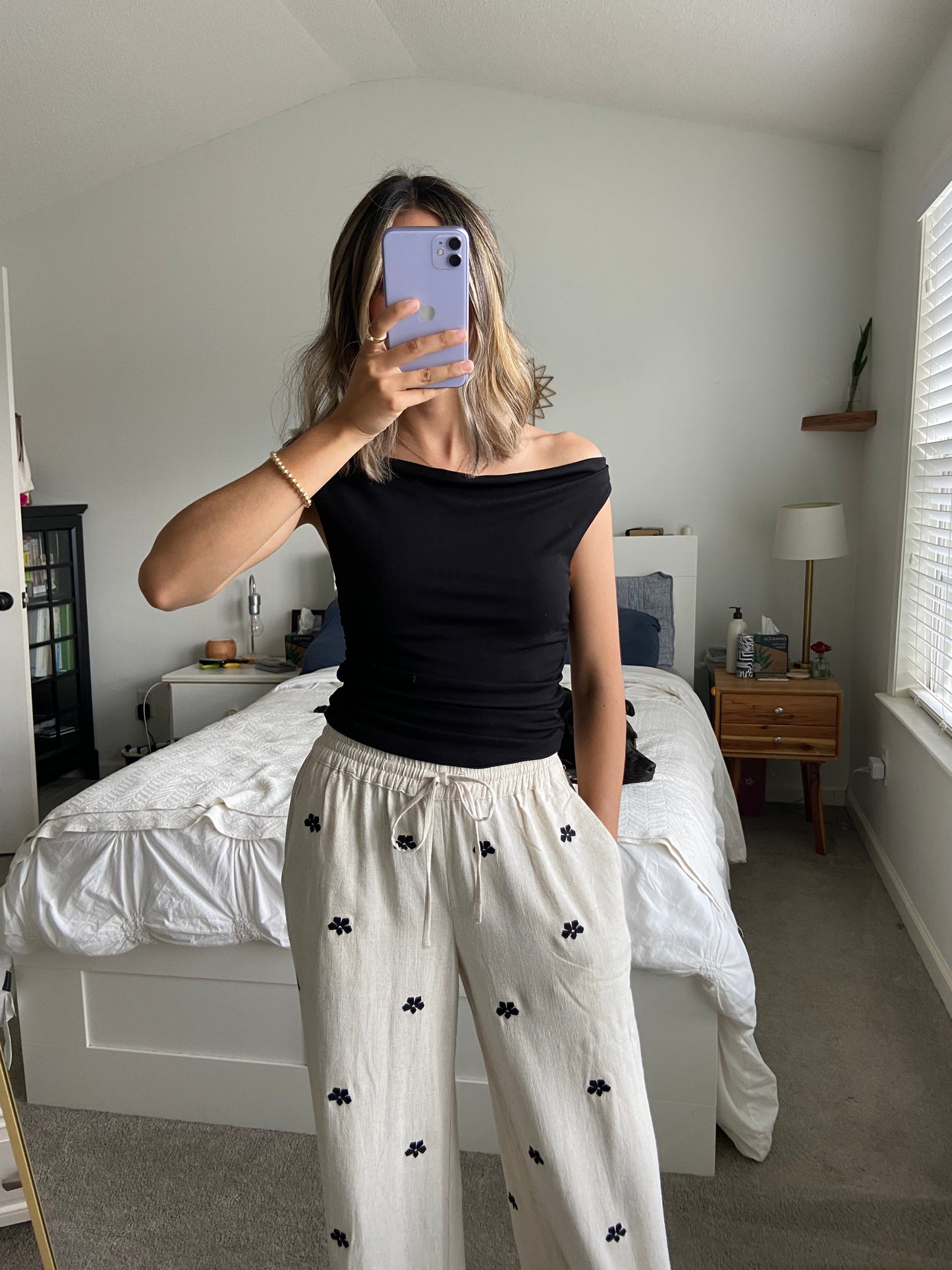 Jess Embroidery Detail Pants