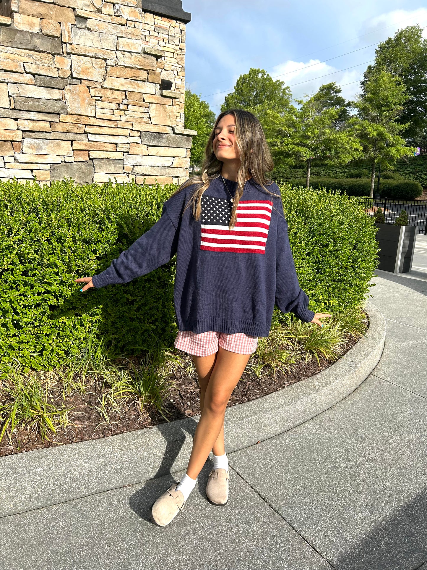 American Flag Sweater - Red/White/Blue *2 LEFT*