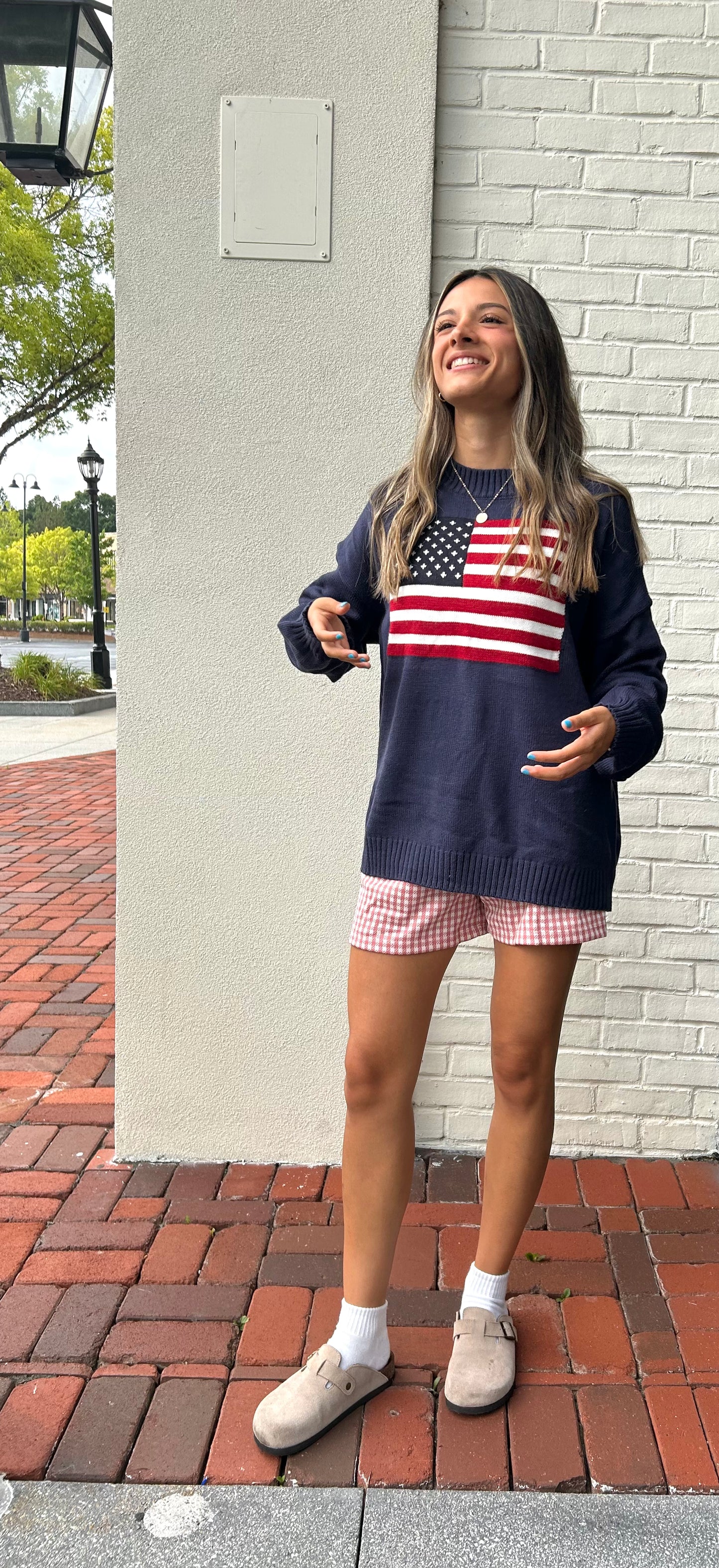 American Flag Sweater - Red/White/Blue *2 LEFT*