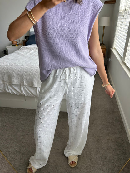 Addison Eyelet Pants