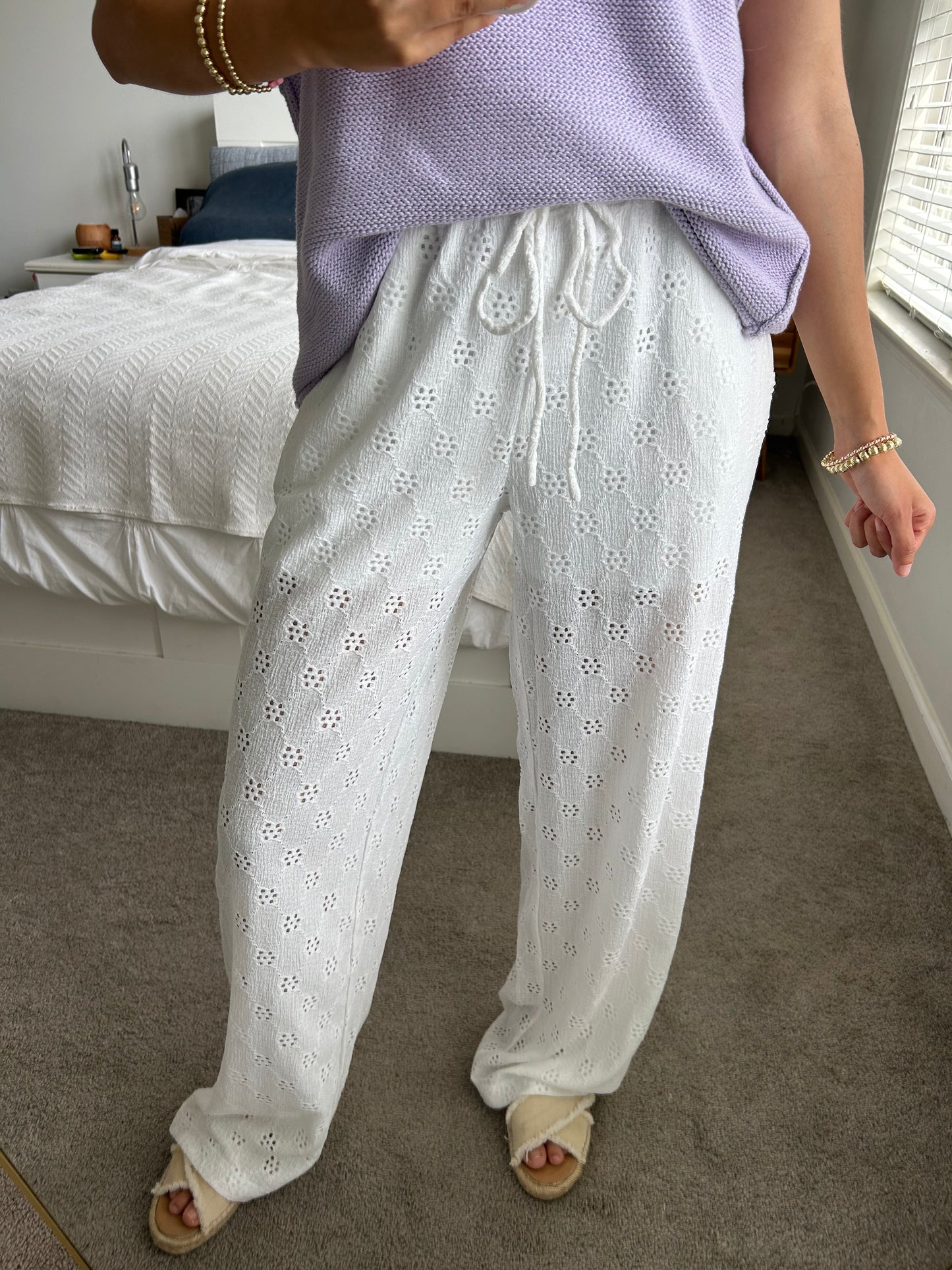 Addison Eyelet Pants