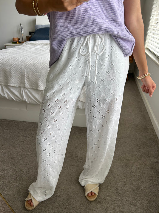 Addison Eyelet Pants