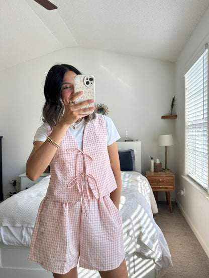 Maisie Gingham Set