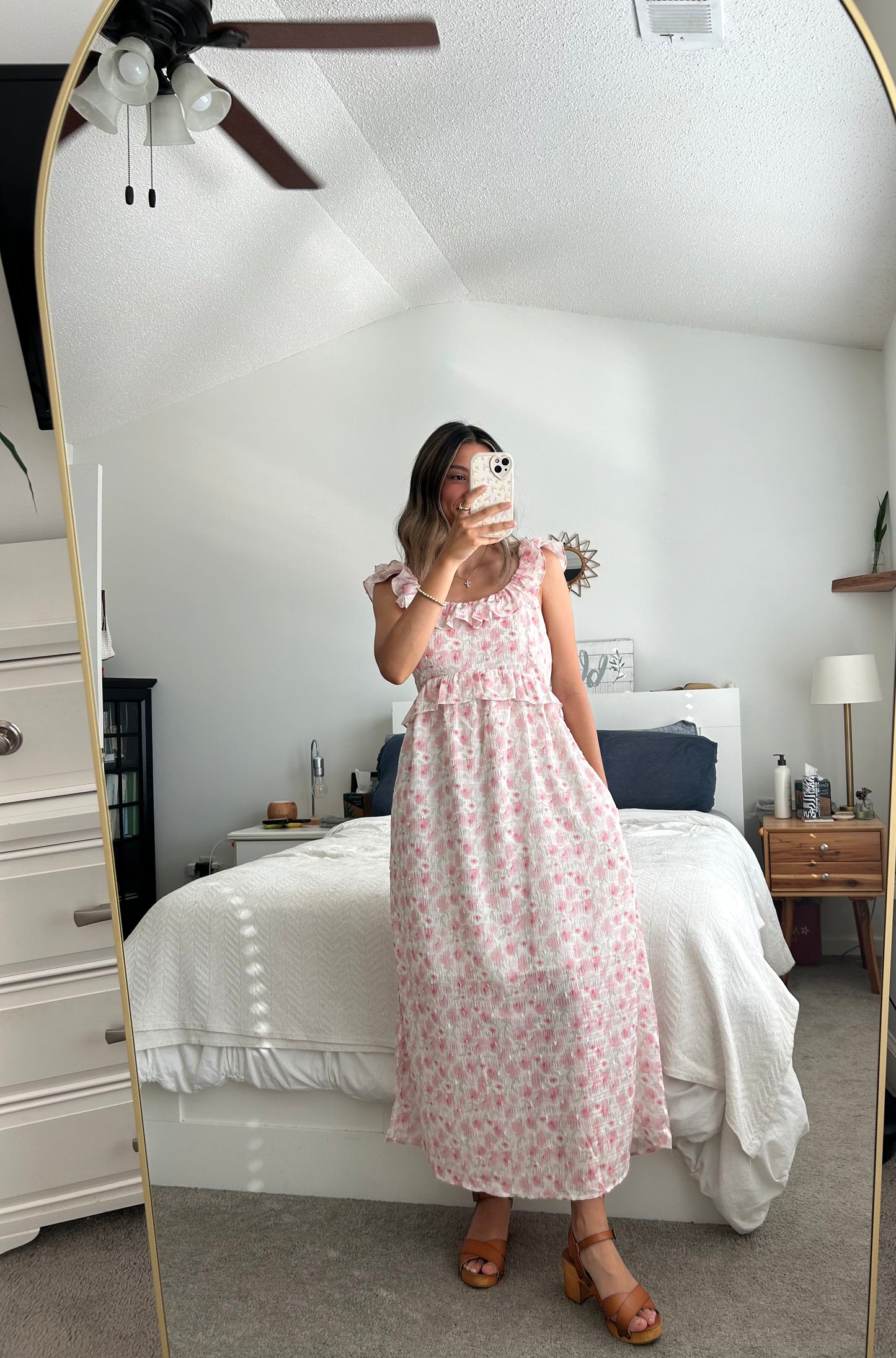 Verona Floral Midi Dress