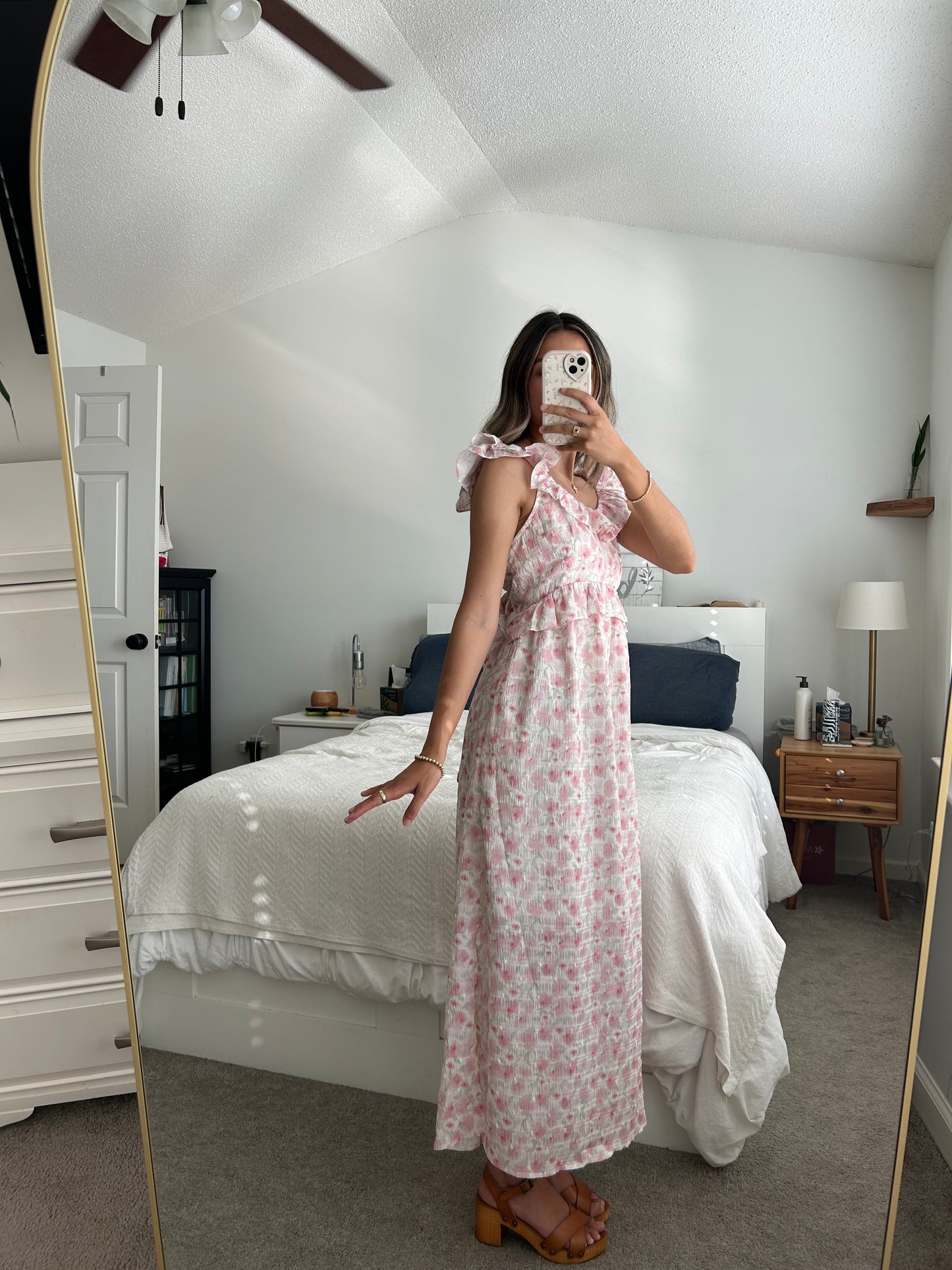 Verona Floral Midi Dress