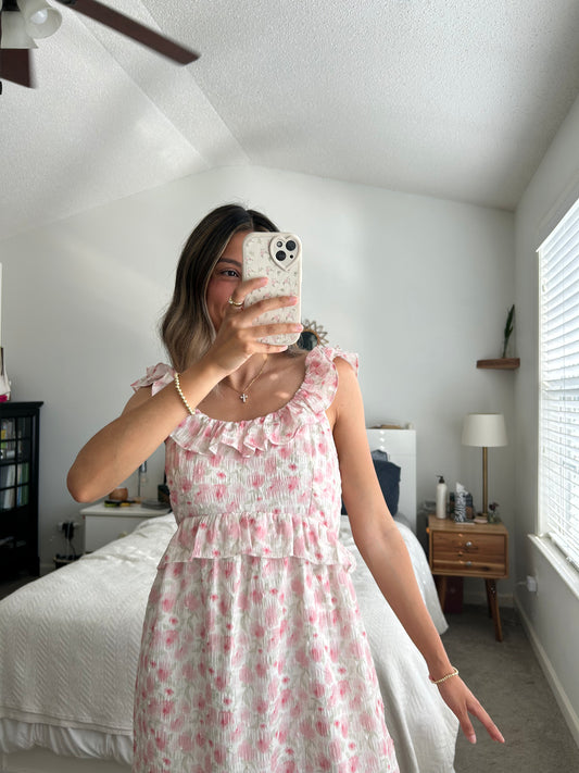 Verona Floral Midi Dress