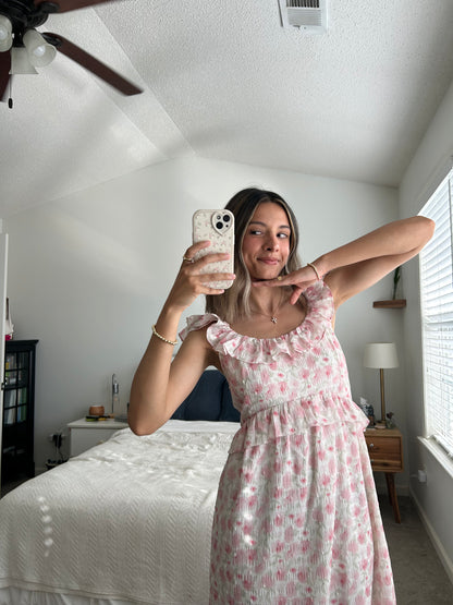 Verona Floral Midi Dress