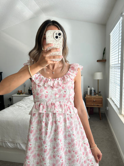 Verona Floral Midi Dress
