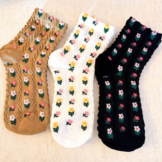 Mini Flower Socks