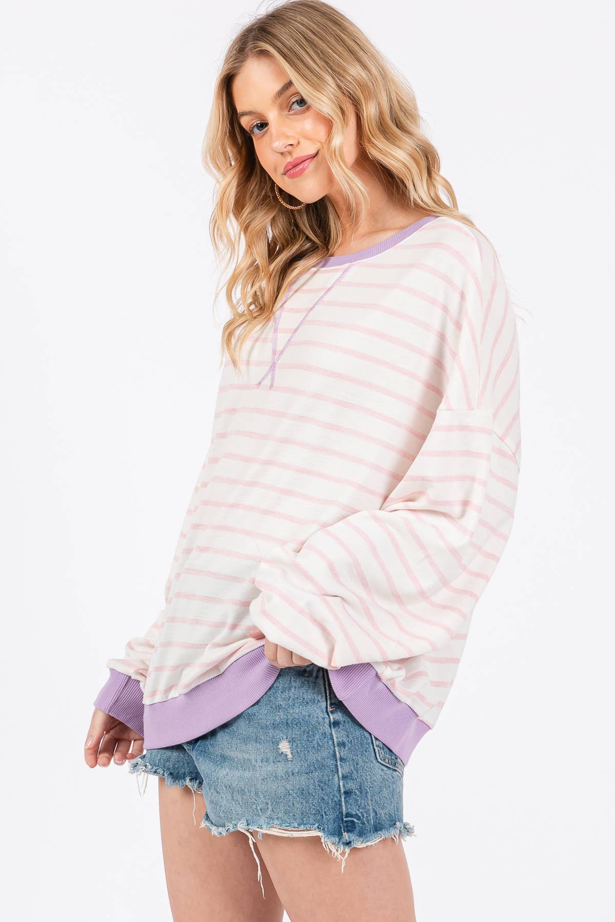 Bailey Striped Knit Pullover *LAST ONE*