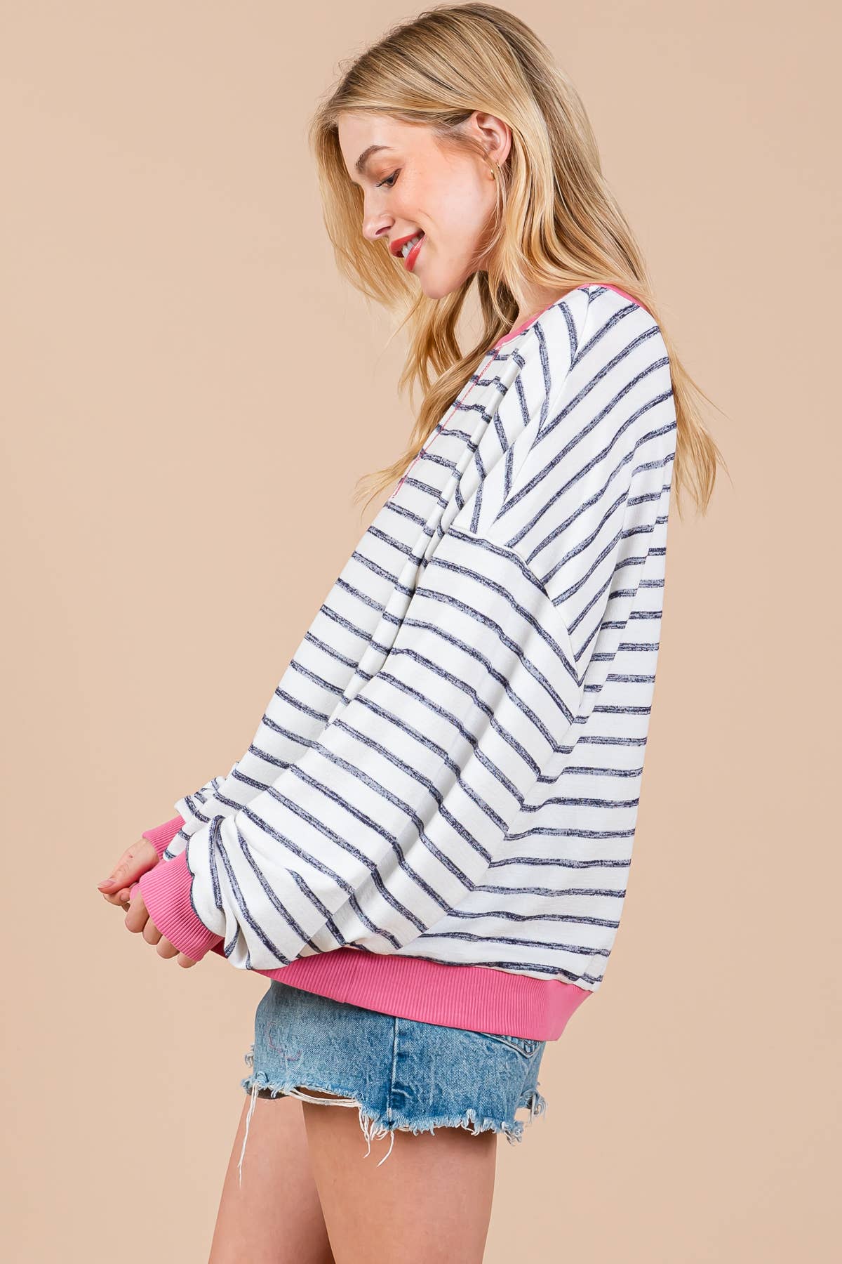 Bailey Striped Knit Pullover *LAST ONE*